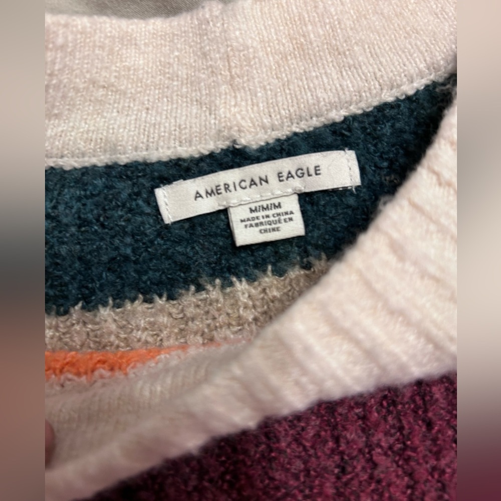 American Eagle Outfitters Multicolored Short Knitted Sweater - Picture 3 of 6